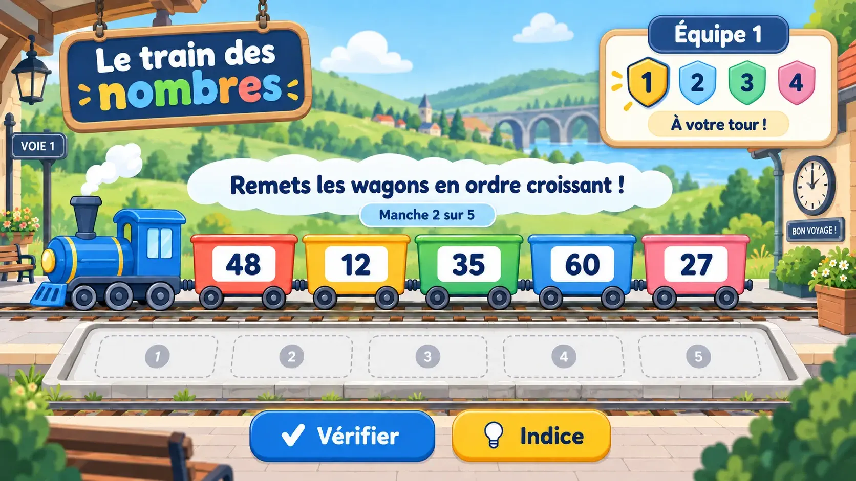 Aperçu de Le train des nombres