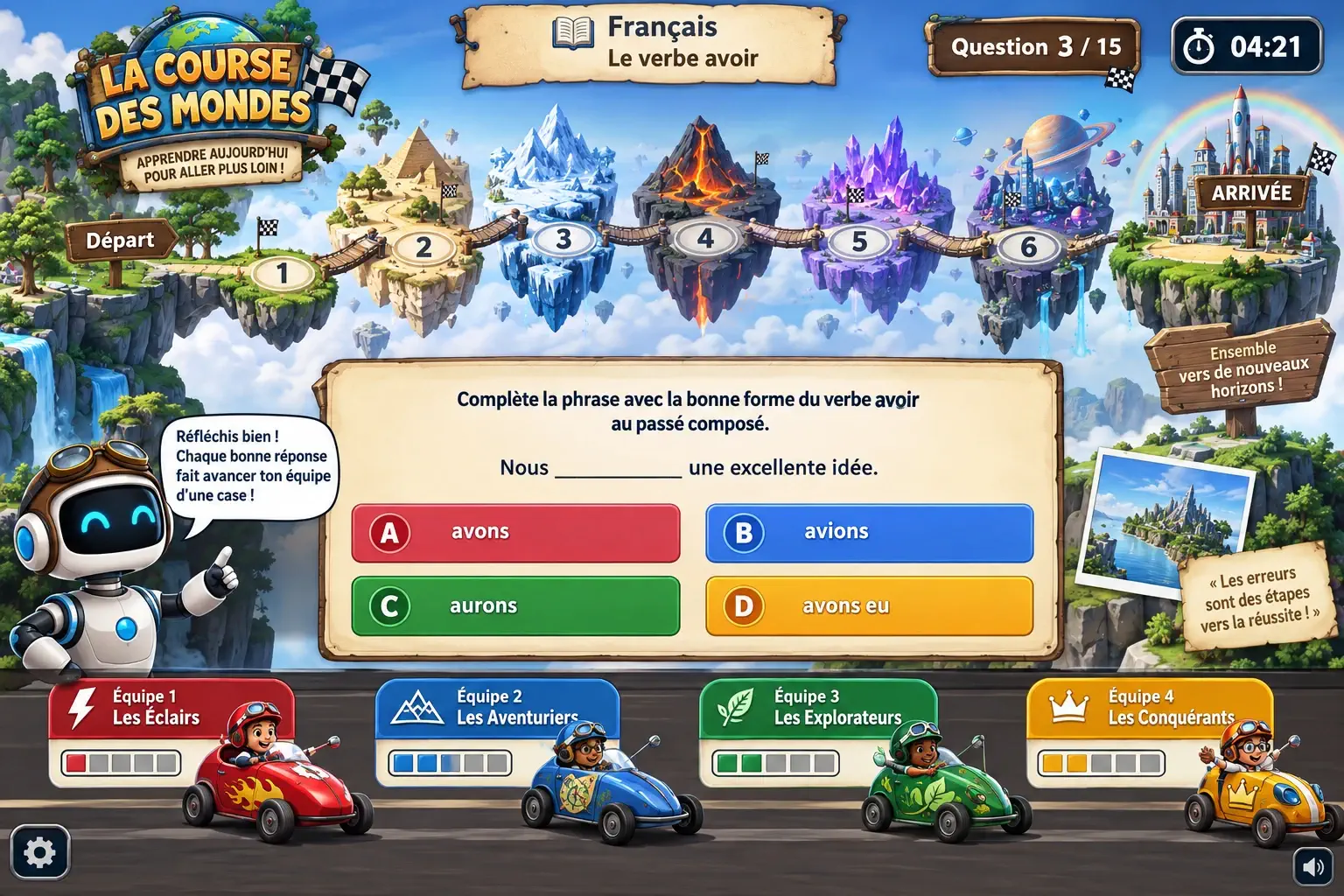 Aperçu de La Course des Mondes